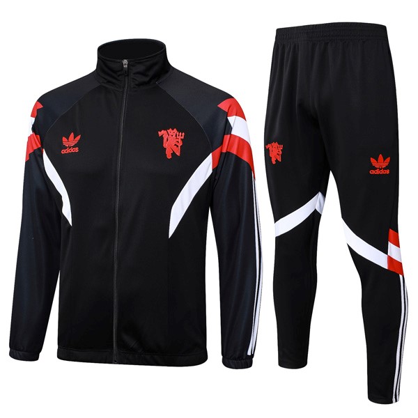 Chandal Manchester United 2024/25 Negro Blanco 2